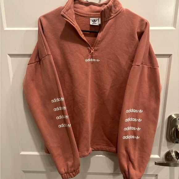 Adidas Coral Half-Zip Pullover - Picture 2 of 8